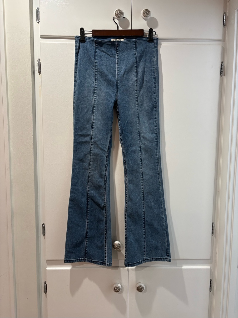 We The Free Light Blue Denim Jeans - Twenty Nine Elastic Waist